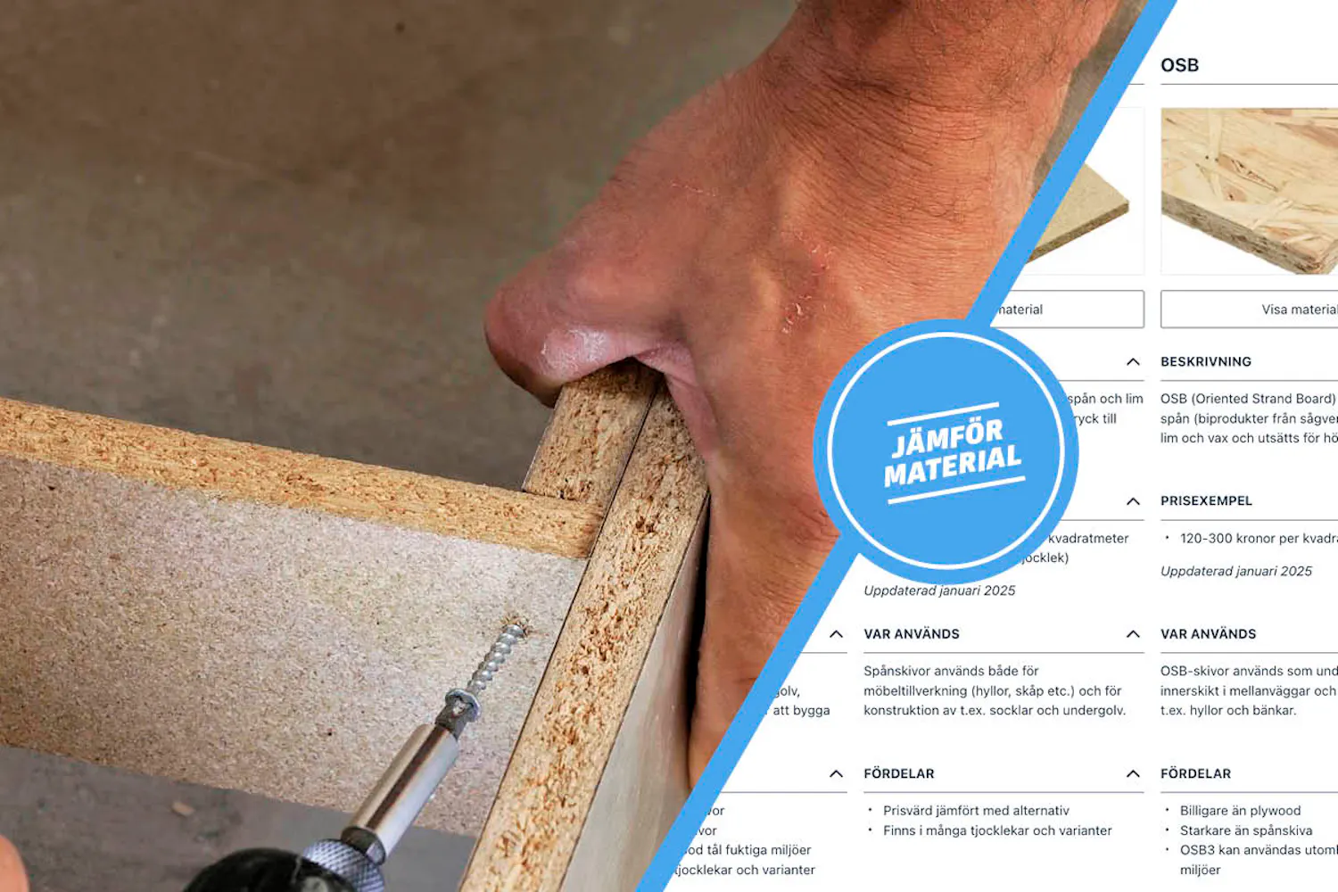 Byggskivor av trä Byggskivor av trä